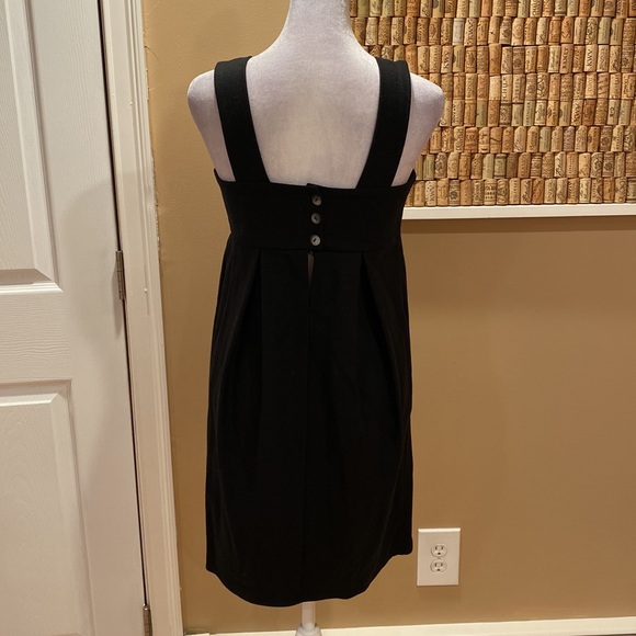 NWT.  Love Black Wool Pleated Dress.  34” length - Picture 5 of 15